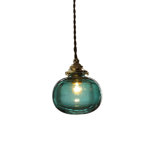 Elvo - Vintage Glazen Hanglamp