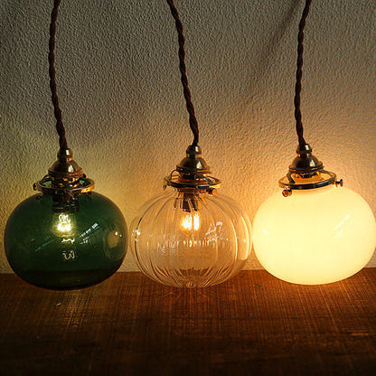 Elvo - Vintage Glazen Hanglamp