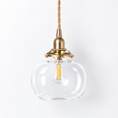 Elvo - Vintage Glazen Hanglamp