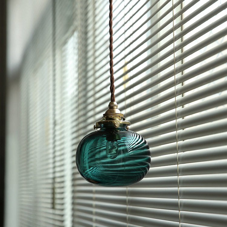 Elvo - Vintage Glazen Hanglamp