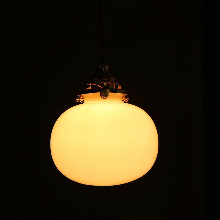 Elvo - Vintage Glazen Hanglamp