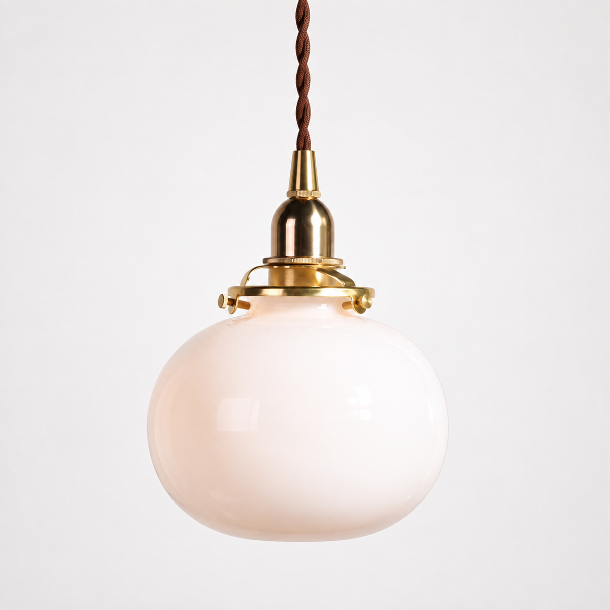 Elvo - Vintage Glazen Hanglamp