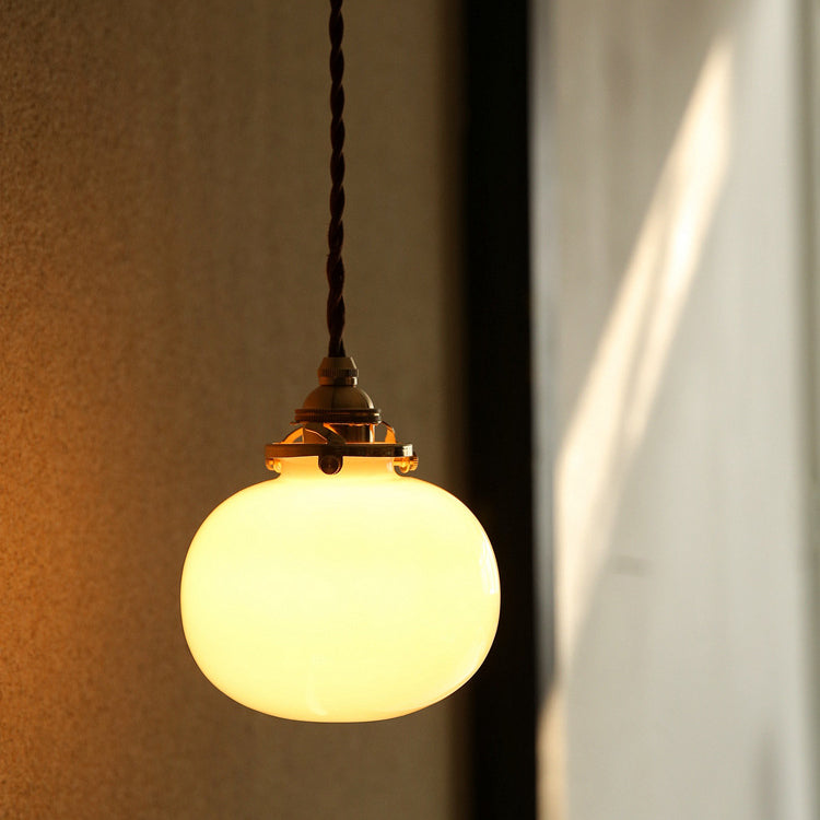 Elvo - Vintage Glazen Hanglamp