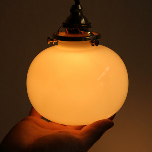 Elvo - Vintage Glazen Hanglamp