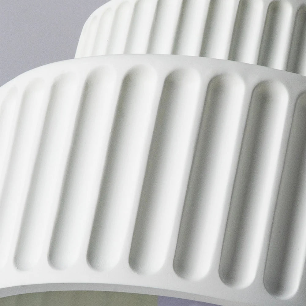 Enna - Geribbelde Ronde LED Plafondlamp Scandinavisch
