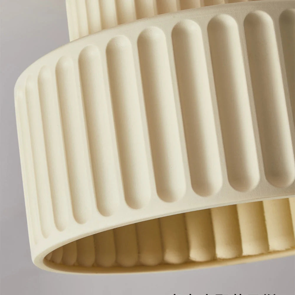 Enna - Geribbelde Ronde LED Plafondlamp Scandinavisch