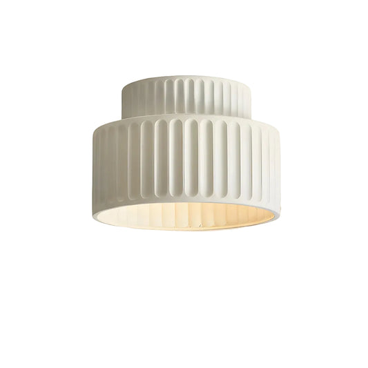 Enna - Geribbelde Ronde LED Plafondlamp Scandinavisch