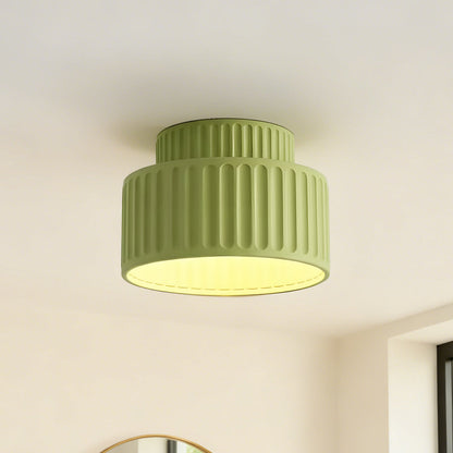 Enna - Geribbelde Ronde LED Plafondlamp Scandinavisch