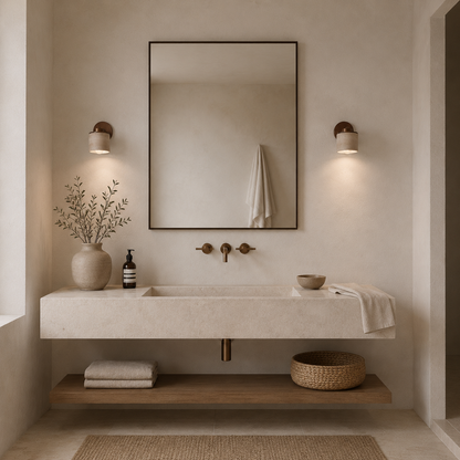 Fenna – Travertijn Verstelbare LED Wandlamp