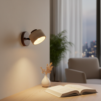 Fenna – Travertijn Verstelbare LED Wandlamp