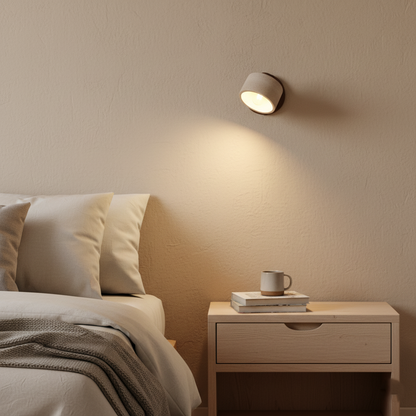 Fenna – Travertijn Verstelbare LED Wandlamp