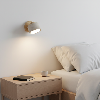 Fenna – Travertijn Verstelbare LED Wandlamp