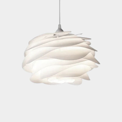 Fioen - Ronde Witte Hanglamp Bloemvorm Modern