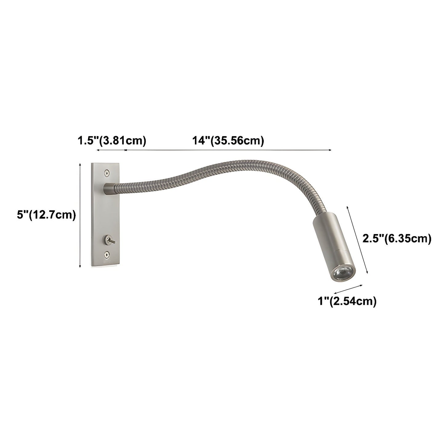 Omyra - Flexibele LED Leeslamp Wandlamp