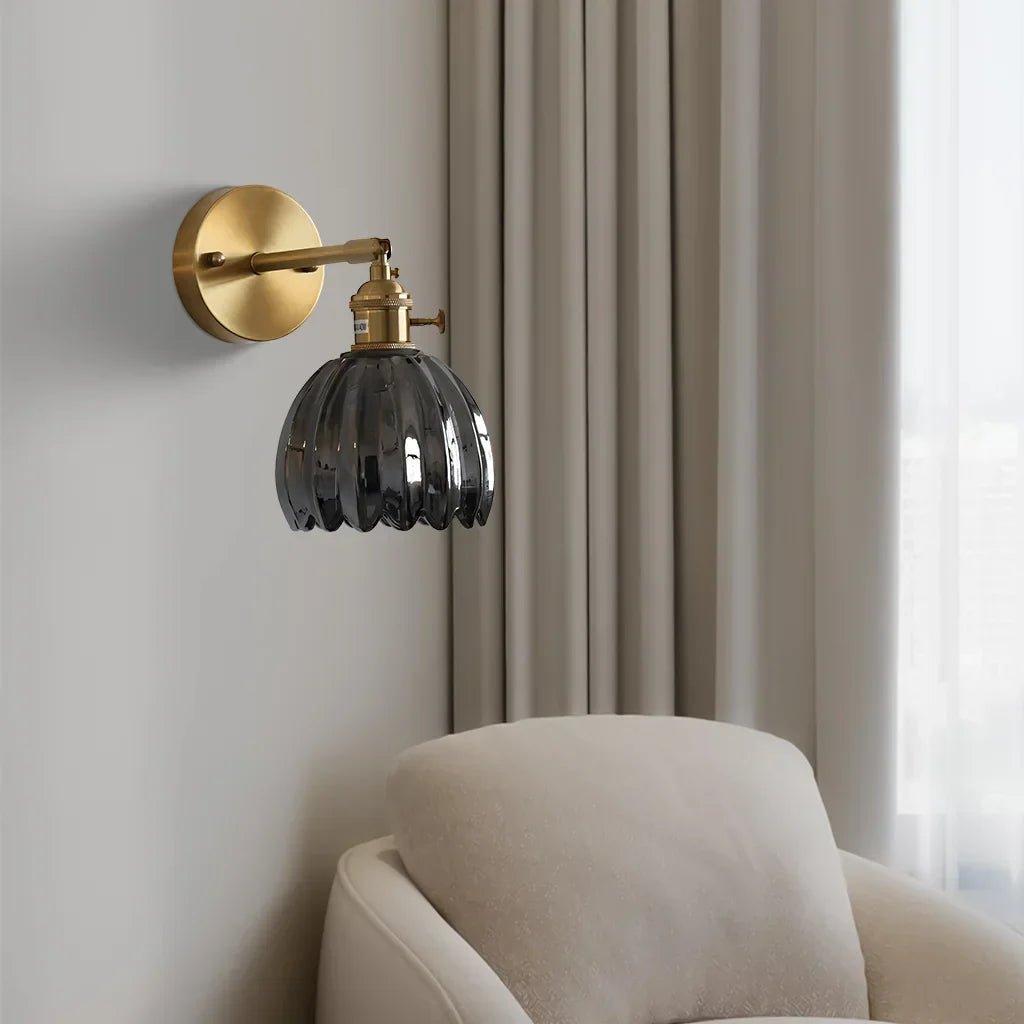 Enoa - Wandlamp Geribbeld Glas