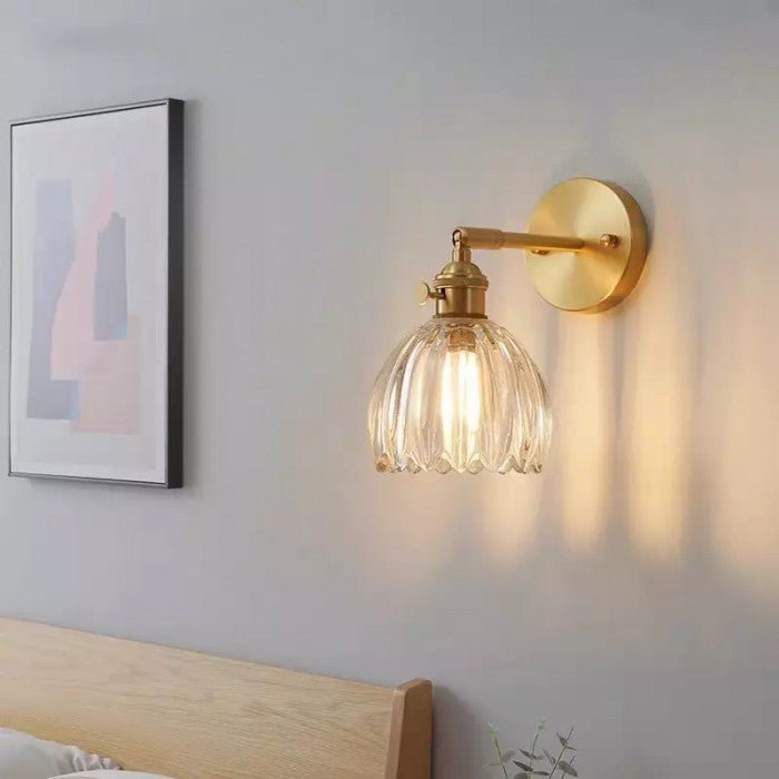 Enoa - Wandlamp Geribbeld Glas