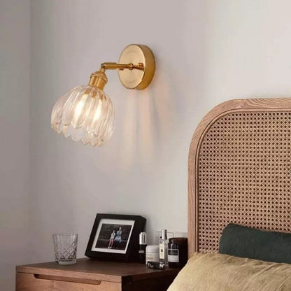Enoa - Wandlamp Geribbeld Glas