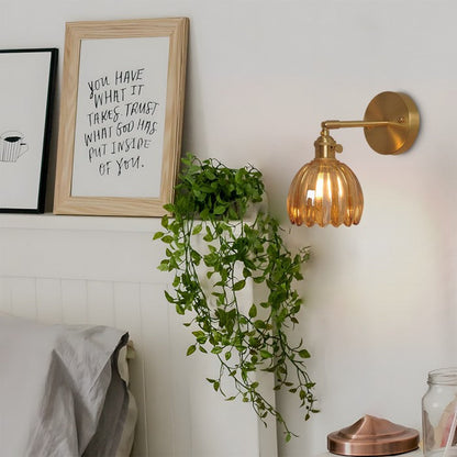 Enoa - Wandlamp Geribbeld Glas