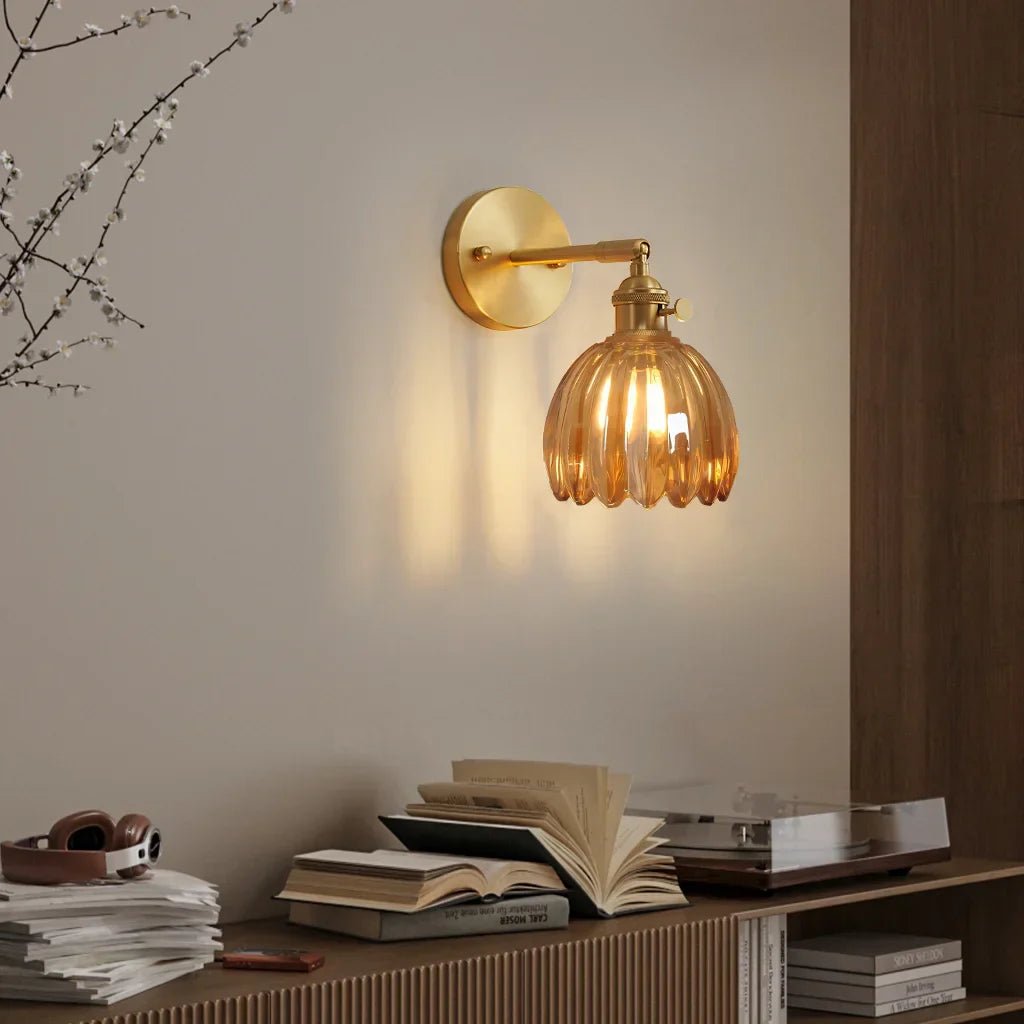 Enoa - Wandlamp Geribbeld Glas