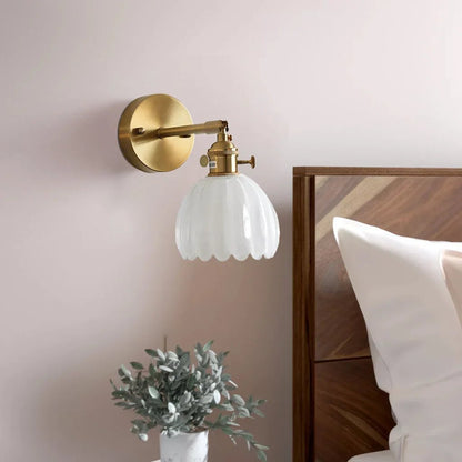 Enoa - Wandlamp Geribbeld Glas