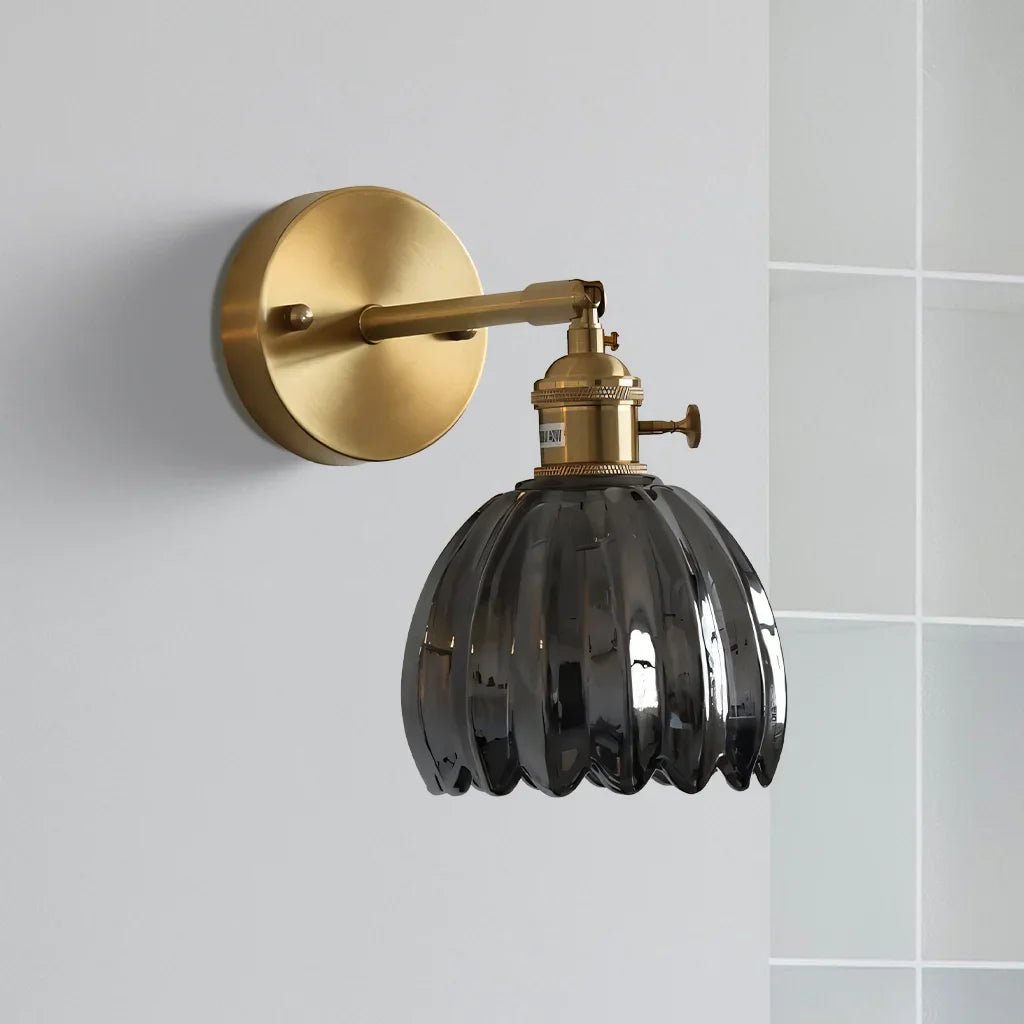 Enoa - Wandlamp Geribbeld Glas