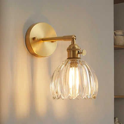 Enoa - Wandlamp Geribbeld Glas