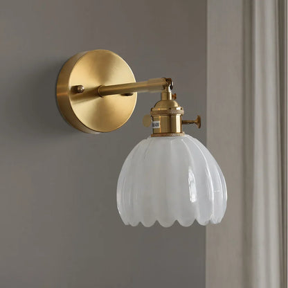 Enoa - Wandlamp Geribbeld Glas