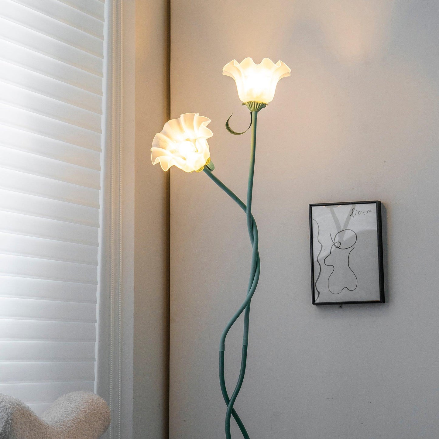 Kova - Sfeervolle Bloem Vloerlamp