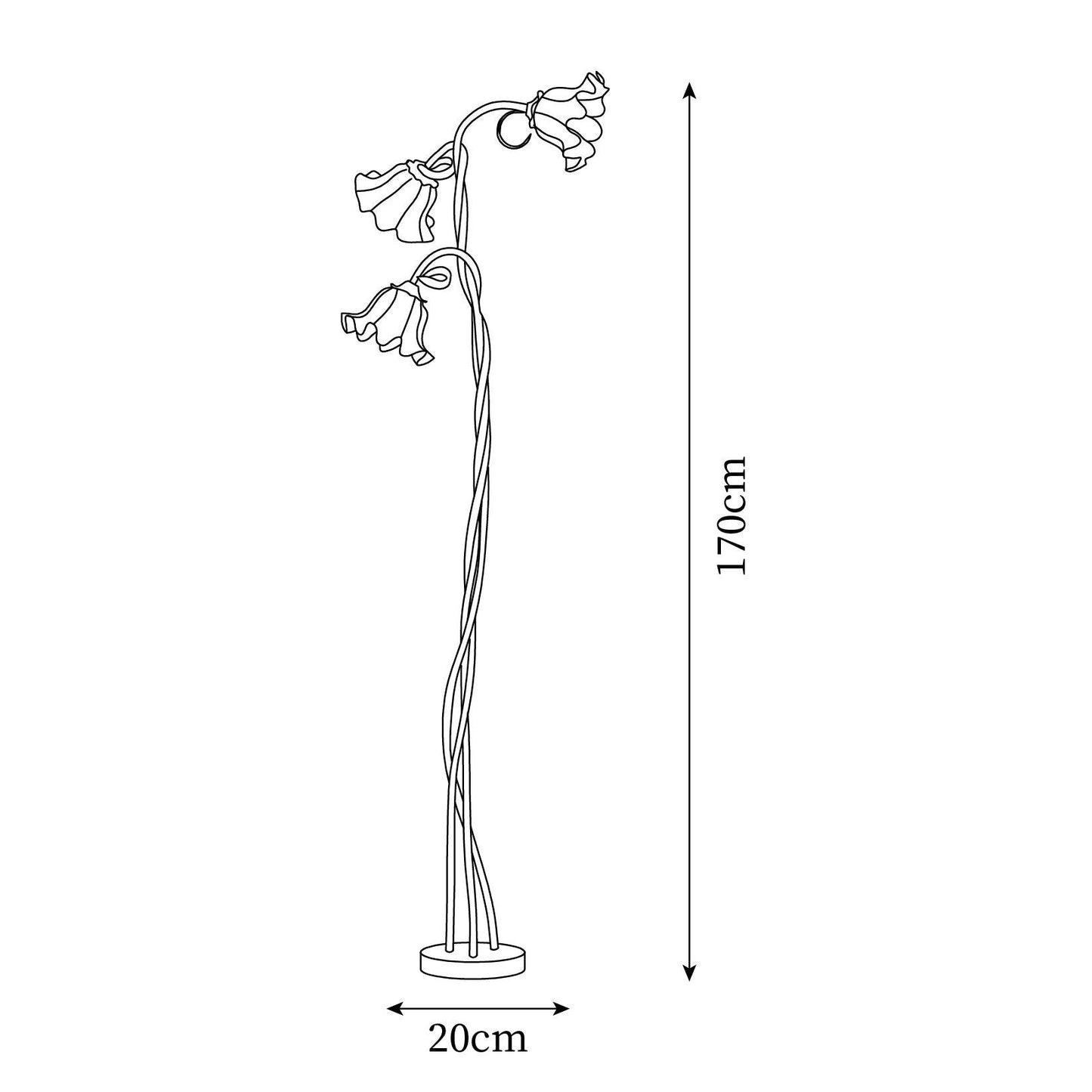 Kova - Sfeervolle Bloem Vloerlamp