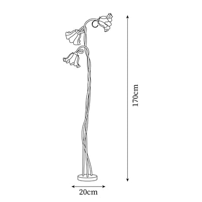 Kova - Sfeervolle Bloem Vloerlamp