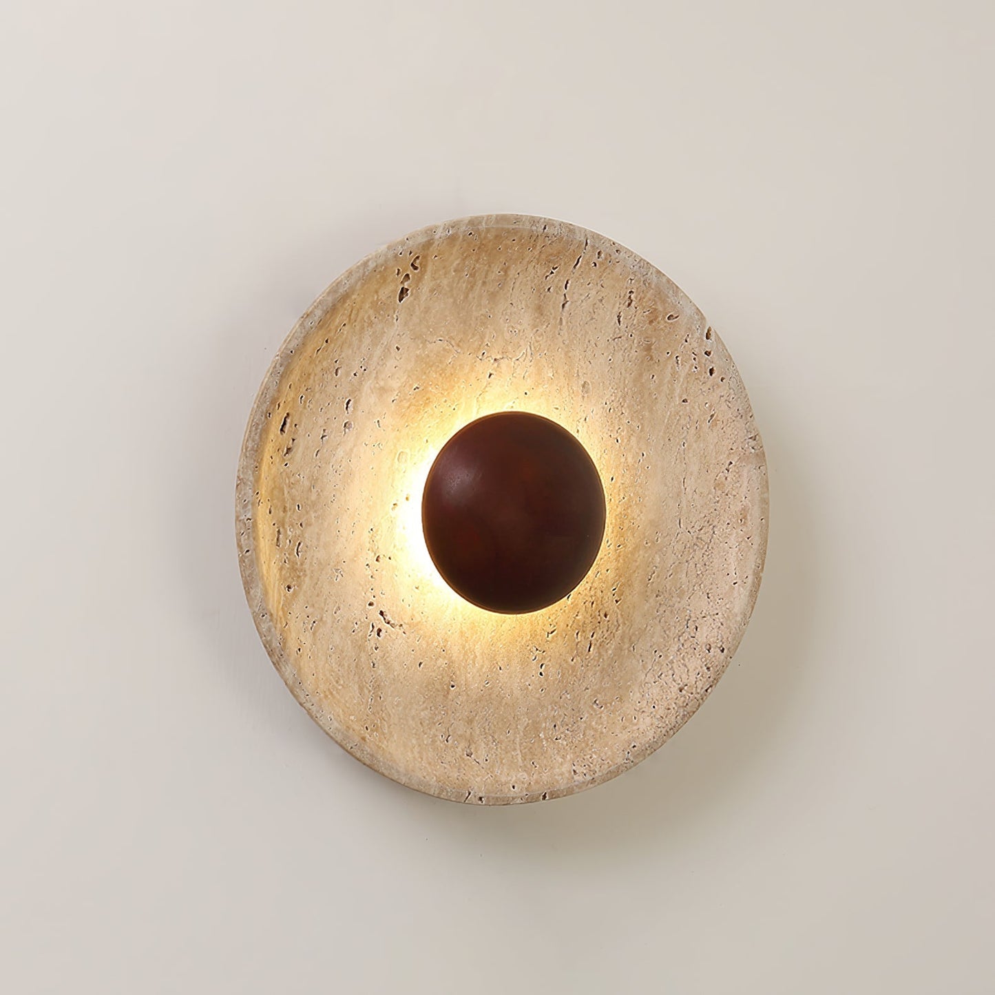 Eryo - Travertin Halo Wandlamp