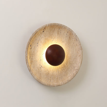 Eryo - Travertin Halo Wandlamp