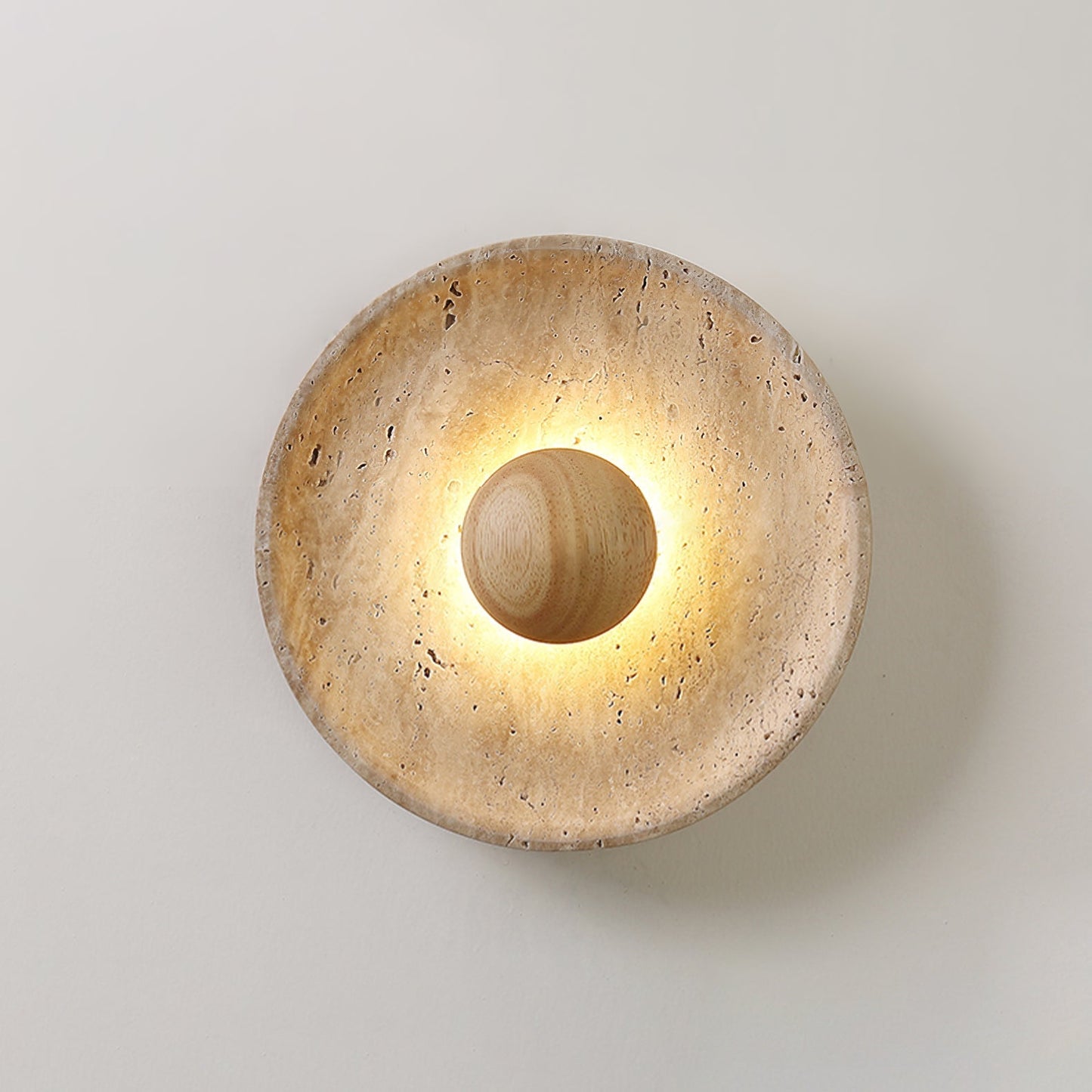 Eryo - Travertin Halo Wandlamp