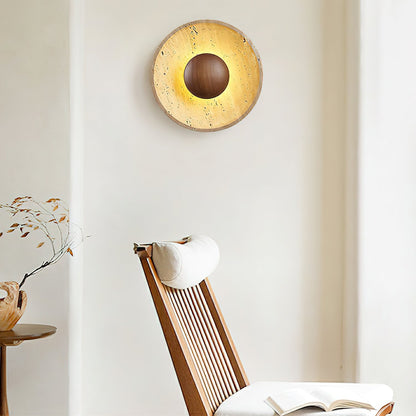 Eryo - Travertin Halo Wandlamp