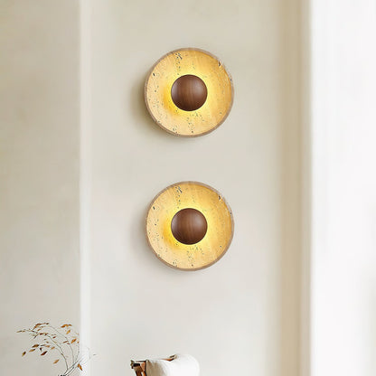 Eryo - Travertin Halo Wandlamp