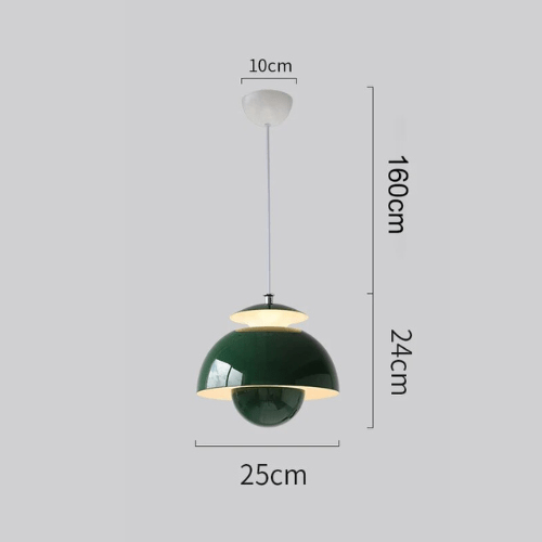 Orea - Scandinavische LED Hanglamp met Glazen Kap