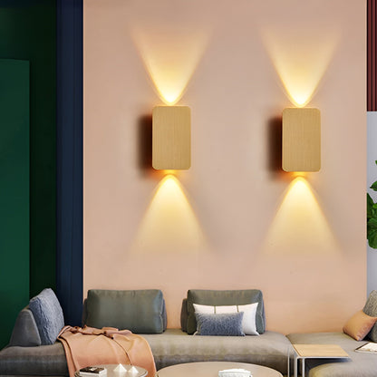 Aesi - Up and Down Wandlamp van Aluminium