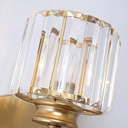 Evara - Geribbeld Glazen Wandlamp
