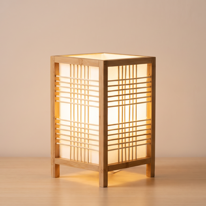 Ilva - Bamboe Tafellamp Japandi Stijl