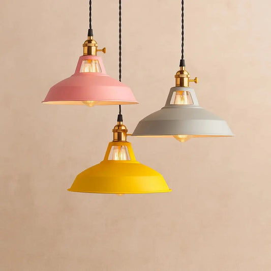 Vexa - Industriële Hanglamp in Pastelkleuren