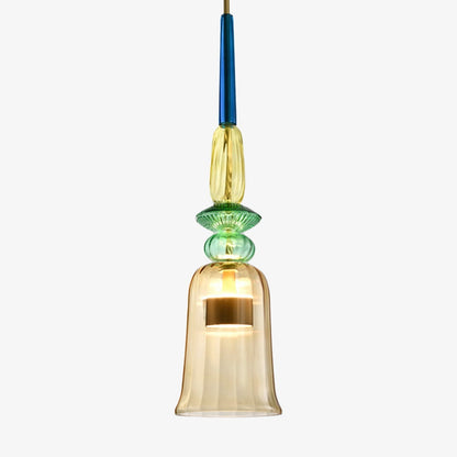 Kivi - Gekleurde Glazen LED Hanglamp Scandinavisch
