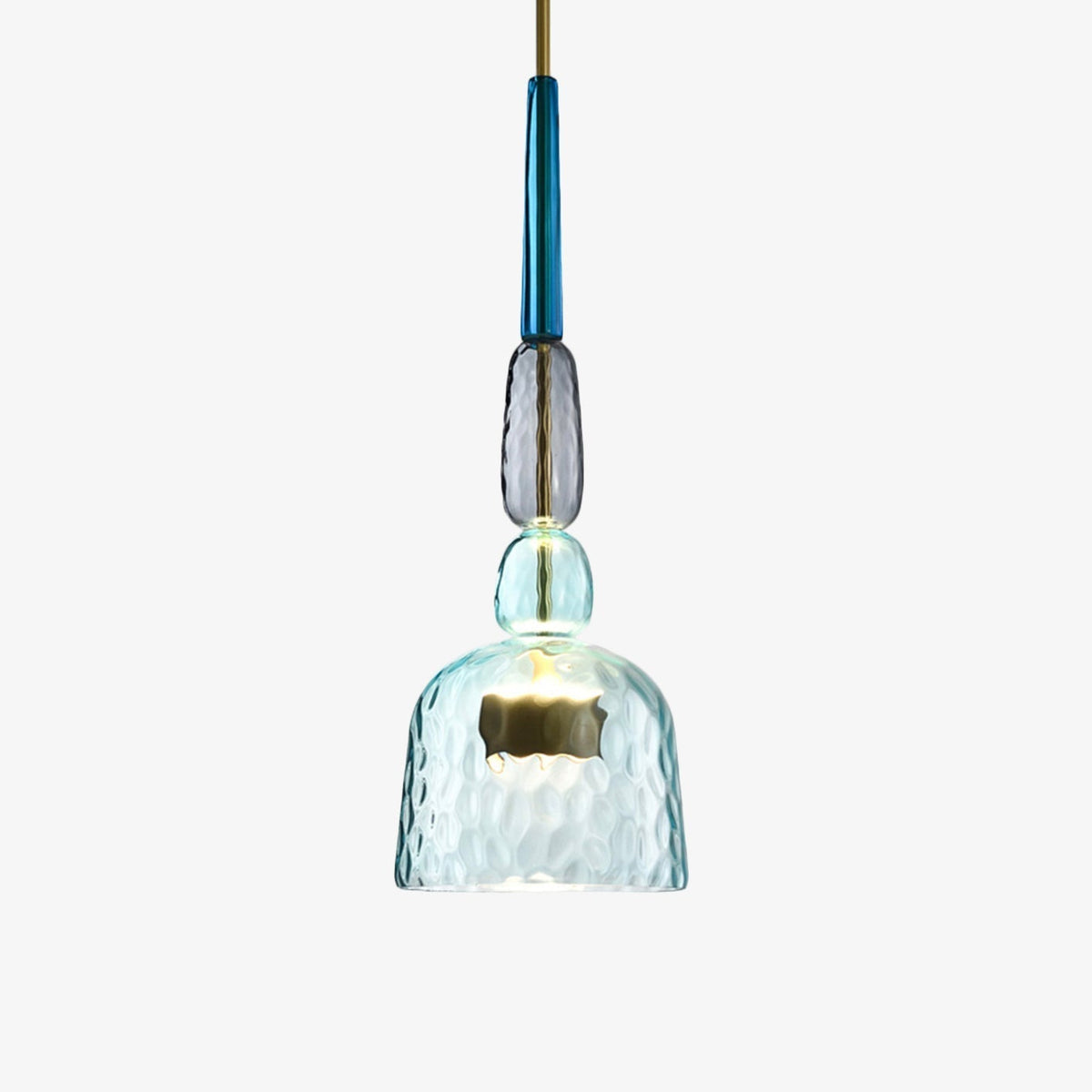 Kivi - Gekleurde Glazen LED Hanglamp Scandinavisch