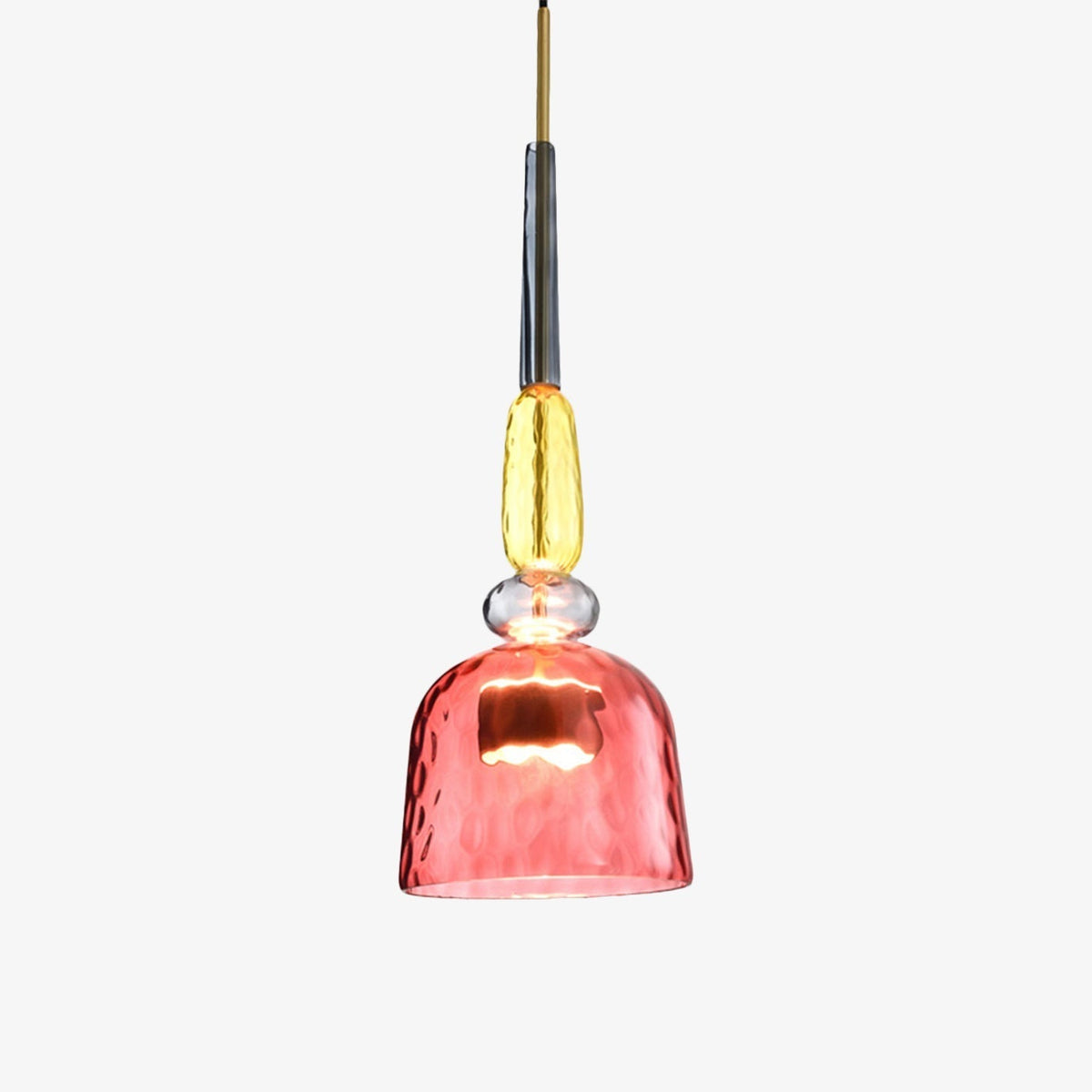 Kivi - Gekleurde Glazen LED Hanglamp Scandinavisch