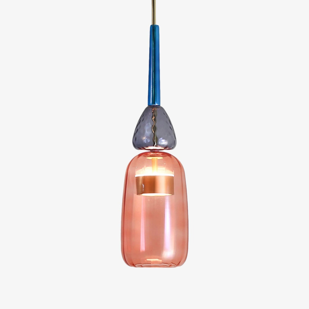 Kivi - Gekleurde Glazen LED Hanglamp Scandinavisch