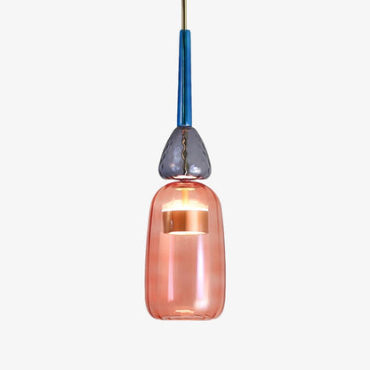 Kivi - Gekleurde Glazen LED Hanglamp Scandinavisch
