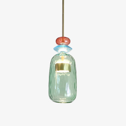 Kivi - Gekleurde Glazen LED Hanglamp Scandinavisch