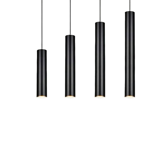Kolbe - Smalle Cilinder Hanglamp Zwart LED Modern