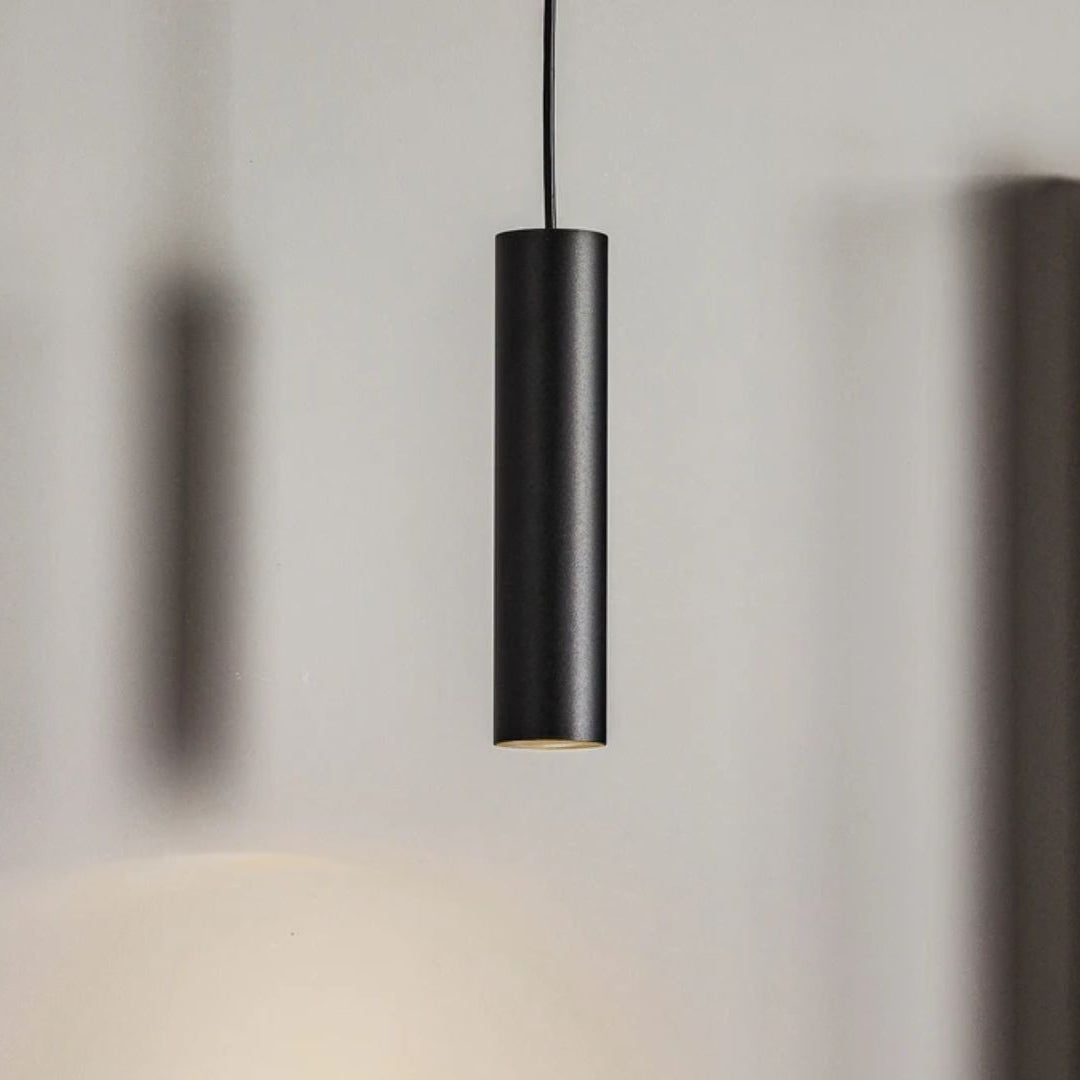 Kolbe - Smalle Cilinder Hanglamp Zwart LED Modern