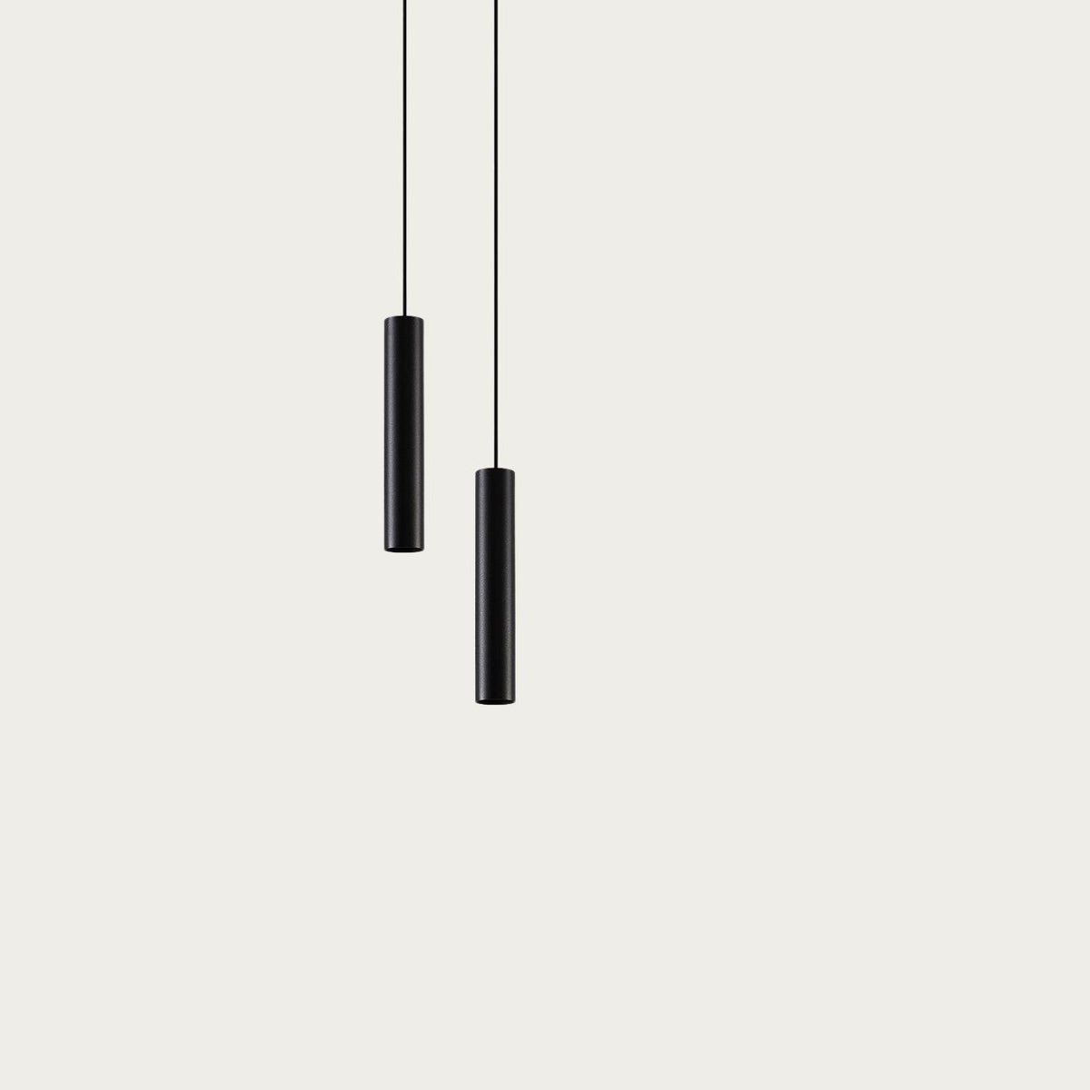 Kolbe - Smalle Cilinder Hanglamp Zwart LED Modern