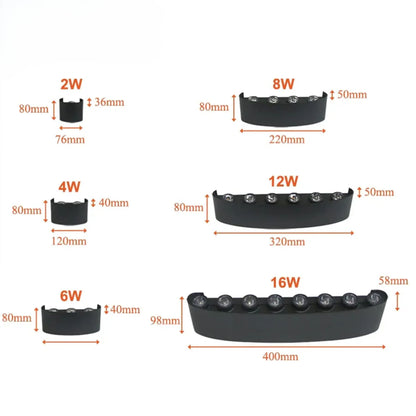 Olan - Waterdichte Up & Down Wandlamp (IP65)